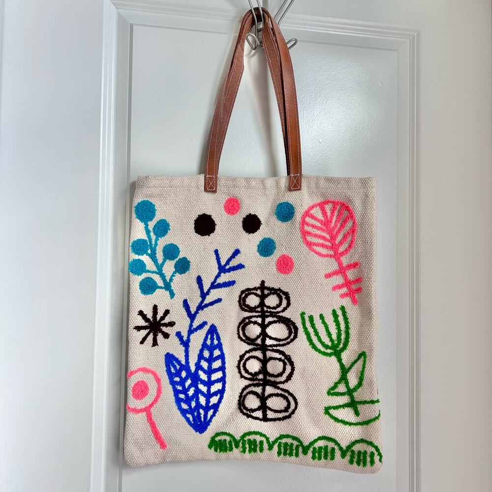 Sugarboo & Co Embroidered Cotton Tote
